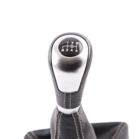 Mercedes W176 Gear Lever Shift Selector Knob 6-Speed Cover Black - SKU A1763641210 - Part number A1763641210