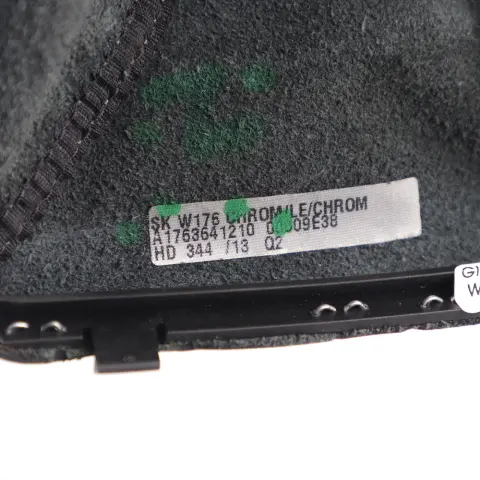 Mercedes W176 Schalthebel Schaltknauf 6-Gang Abdeckung Schwarz - SKU A1763641210 - Teilenummer A1763641210