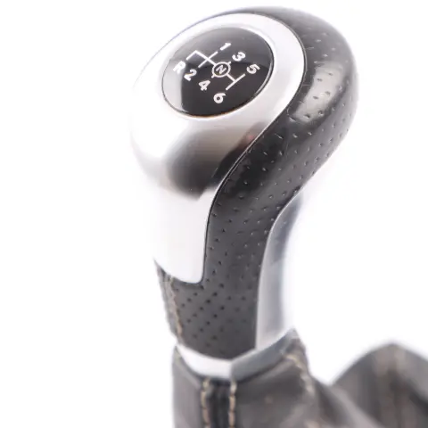 Lever Shift Selector Knob 6-Speed Cover Black to Mercedes W176 Gear with Part number A1763641210 Mercedes W176 Gear Lever Shift Selector Knob 6-Speed Cover Black - SKU A1763641210 - Part number A1763641210