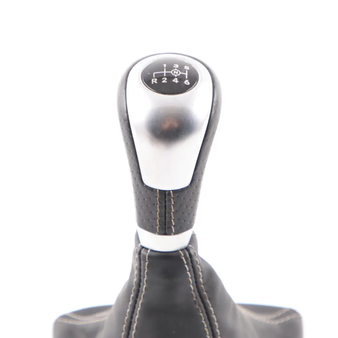  Palanca cambios Mercedes W176 Pomo selector 6 velocidade Cuero negro - SKU A1763641710 - Número de pieza A1763641710
