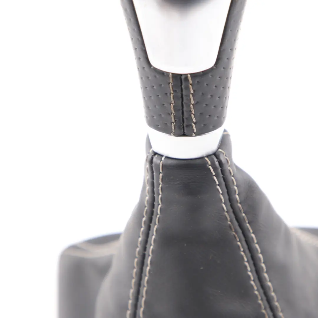  Levier vitesse Mercedes W176 Sélecteur 6 vitesses Cuir noir - SKU A1763641710 - Numéro de pièce A1763641710