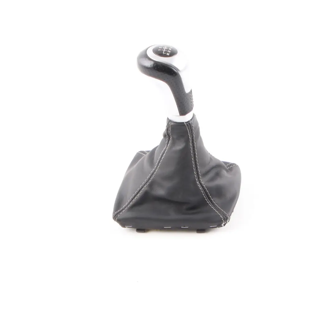 Lever Mercedes W176 Shift Selector Knob 6-Speed Black Leather to Gear with Part number A1763641710 Gear Lever Mercedes W176 Shift Selector Knob 6-Speed Black Leather - SKU A1763641710 - Part number A1763641710