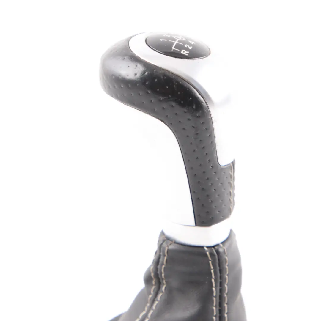  Palanca cambios Mercedes W176 Pomo selector 6 velocidade Cuero negro - SKU A1763641710 - Número de pieza A1763641710