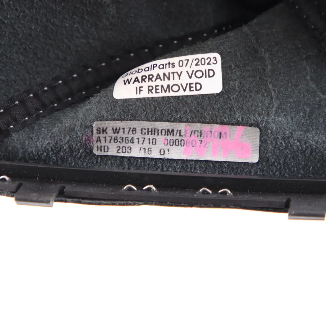  Levier vitesse Mercedes W176 Sélecteur 6 vitesses Cuir noir - SKU A1763641710 - Numéro de pièce A1763641710