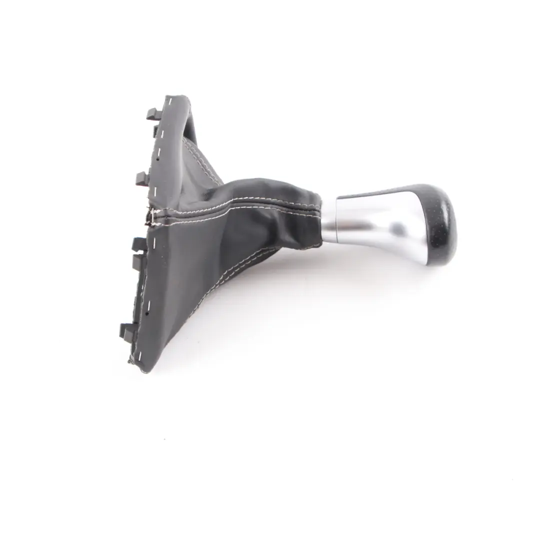 Leva cambio Mercedes W176 Pomello selettore 6 velocità pelle nera per con numero di parte A1763641710 Leva cambio Mercedes W176 Pomello selettore 6 velocità pelle nera - SKU A1763641710 - Numero di parte A1763641710