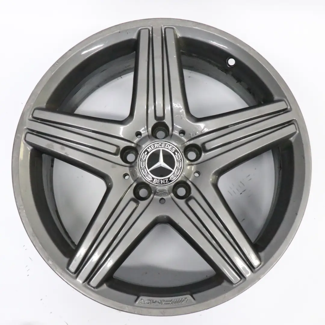 Mercedes W176 AMG Grey Wheel Alloy Rim 18" 5 Double Spoke ET:48 8J - SKU A1764010402-1 - Part number A1764010402