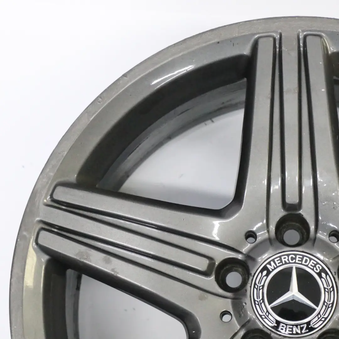Mercedes W176 AMG Jante grise en alliage 18" 5 Double rayon ET:48 8J - SKU A1764010402-1 - Numéro de pièce A1764010402