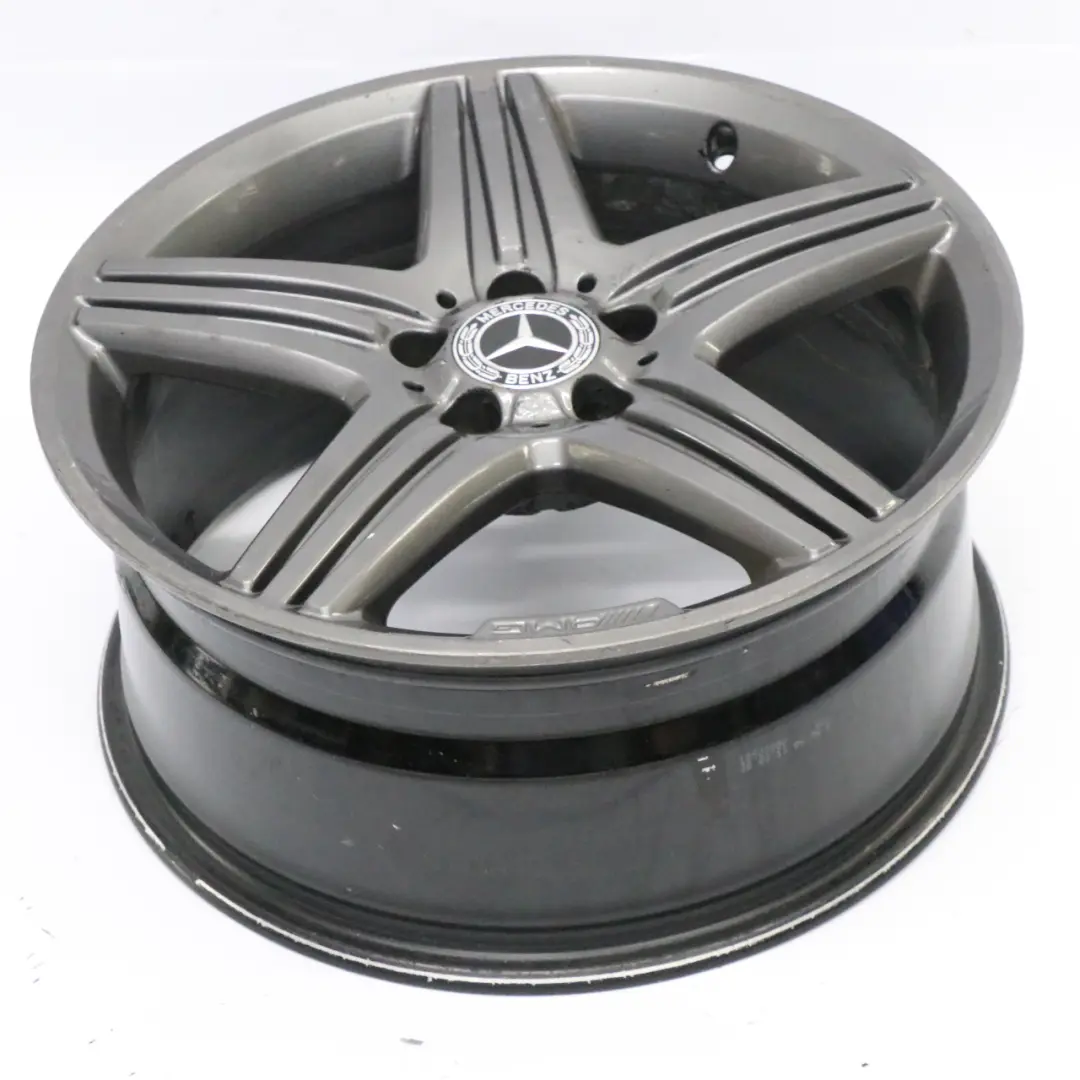 Mercedes W176 AMG Szara Alufelga 18" 5 Double Spoke ET:48 8J - SKU A1764010402-1 - Numer Części A1764010402