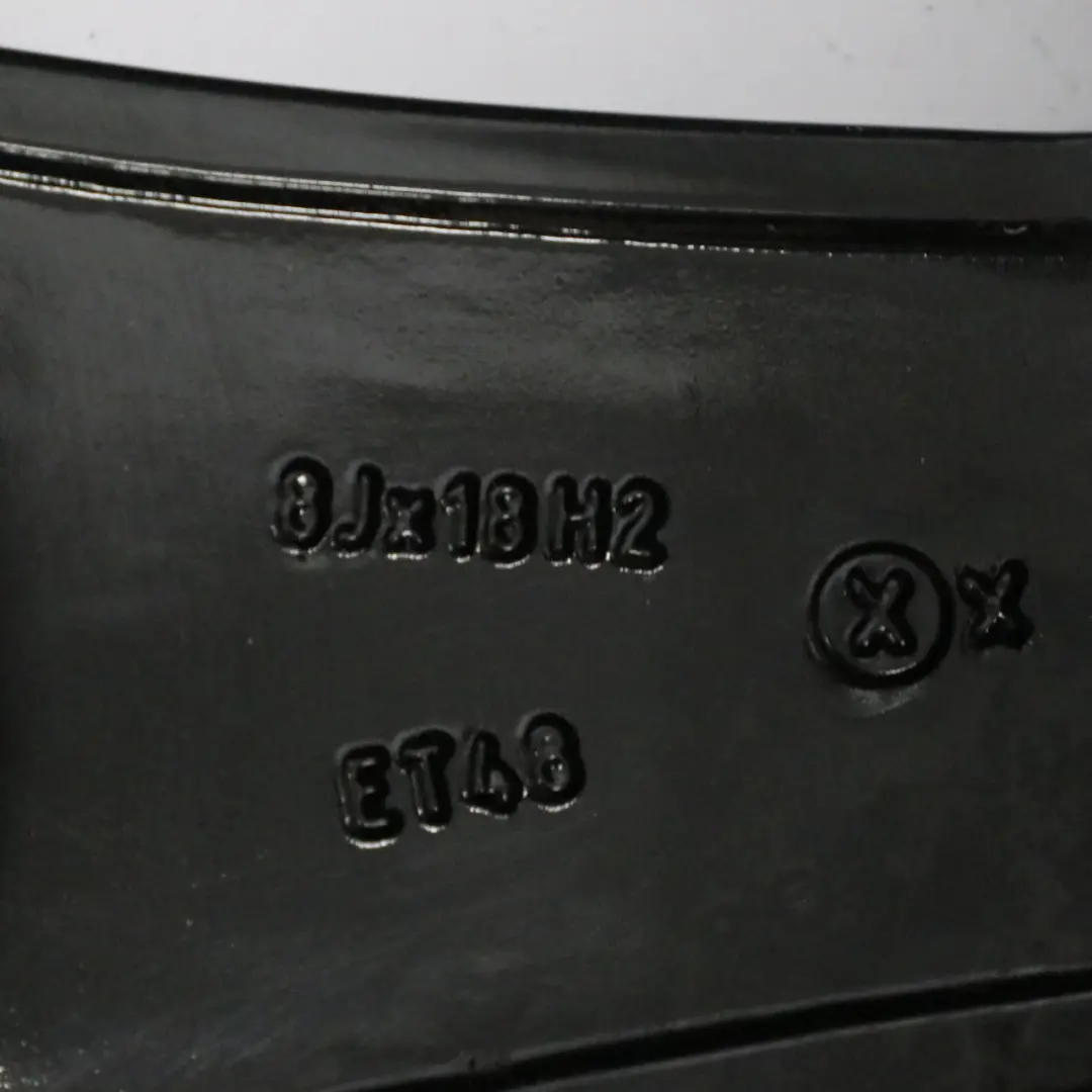 Grey Wheel Alloy Rim 18" 5 Double Spoke ET:48 8J to Mercedes W176 AMG with Part number A1764010402 Mercedes W176 AMG Grey Wheel Alloy Rim 18" 5 Double Spoke ET:48 8J - SKU A1764010402-3 - Part number A1764010402