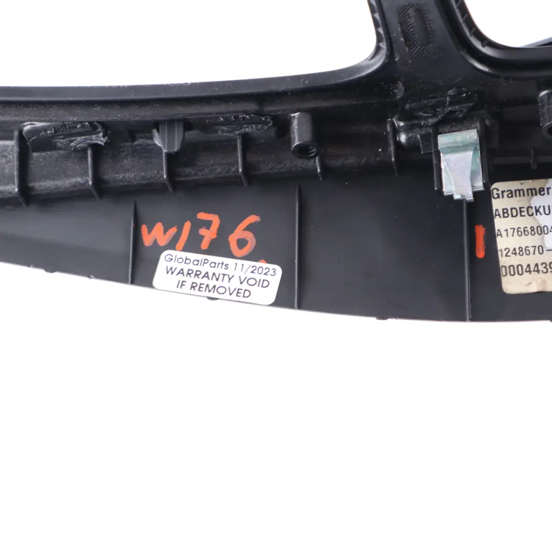 Centre Console Cover Mercedes C117 W176 Trim Frame Panel Black to with Part number A1766800471 Centre Console Cover Mercedes C117 W176 Trim Frame Panel Black - SKU A1766800471 - Part number A1766800471