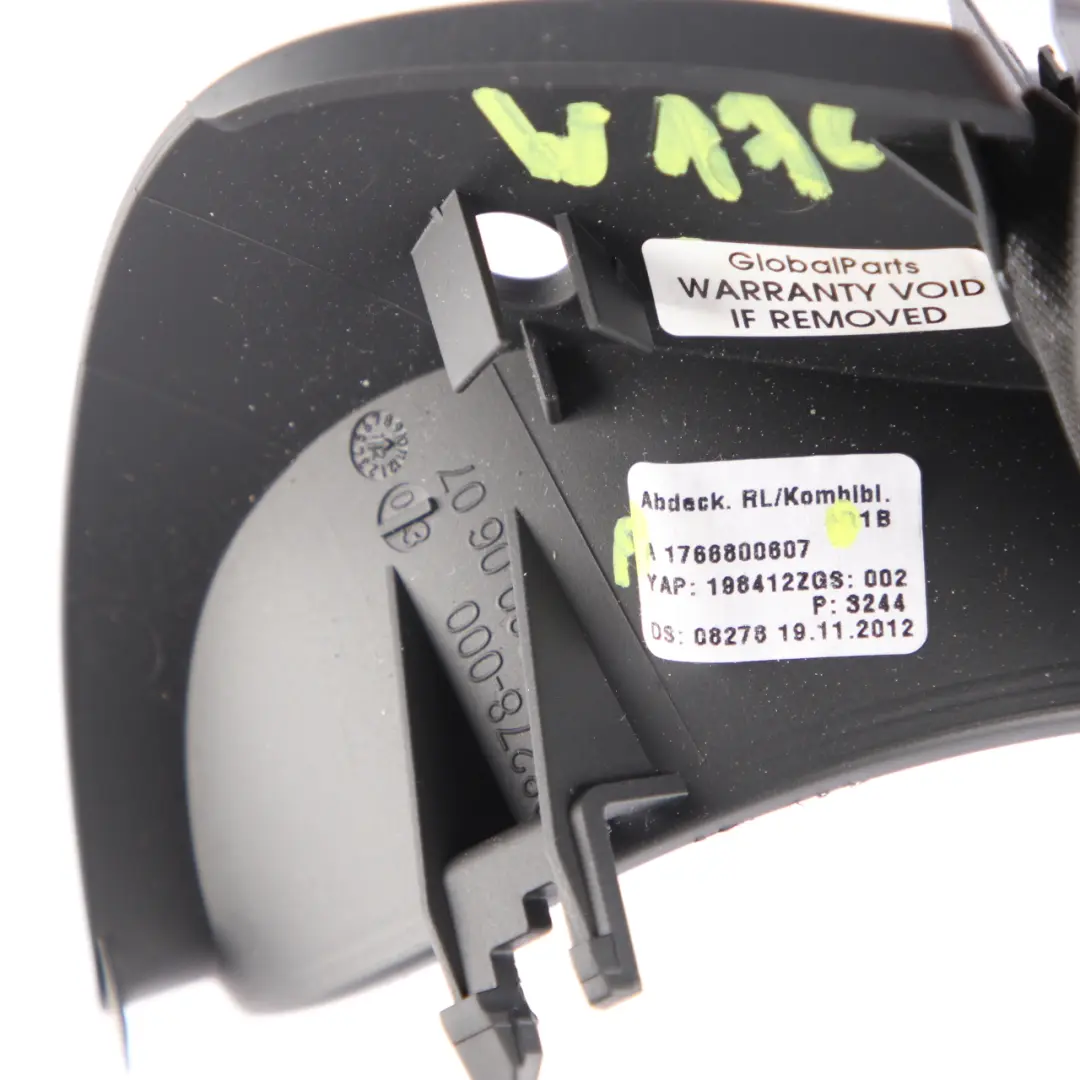 Instrument Cluster Cover Speedo Clocks Surround Trim to Mercedes W176 with Part number A1766800607 Mercedes W176 Instrument Cluster Cover Speedo Clocks Surround Trim - SKU A1766800607 - Part number A1766800607