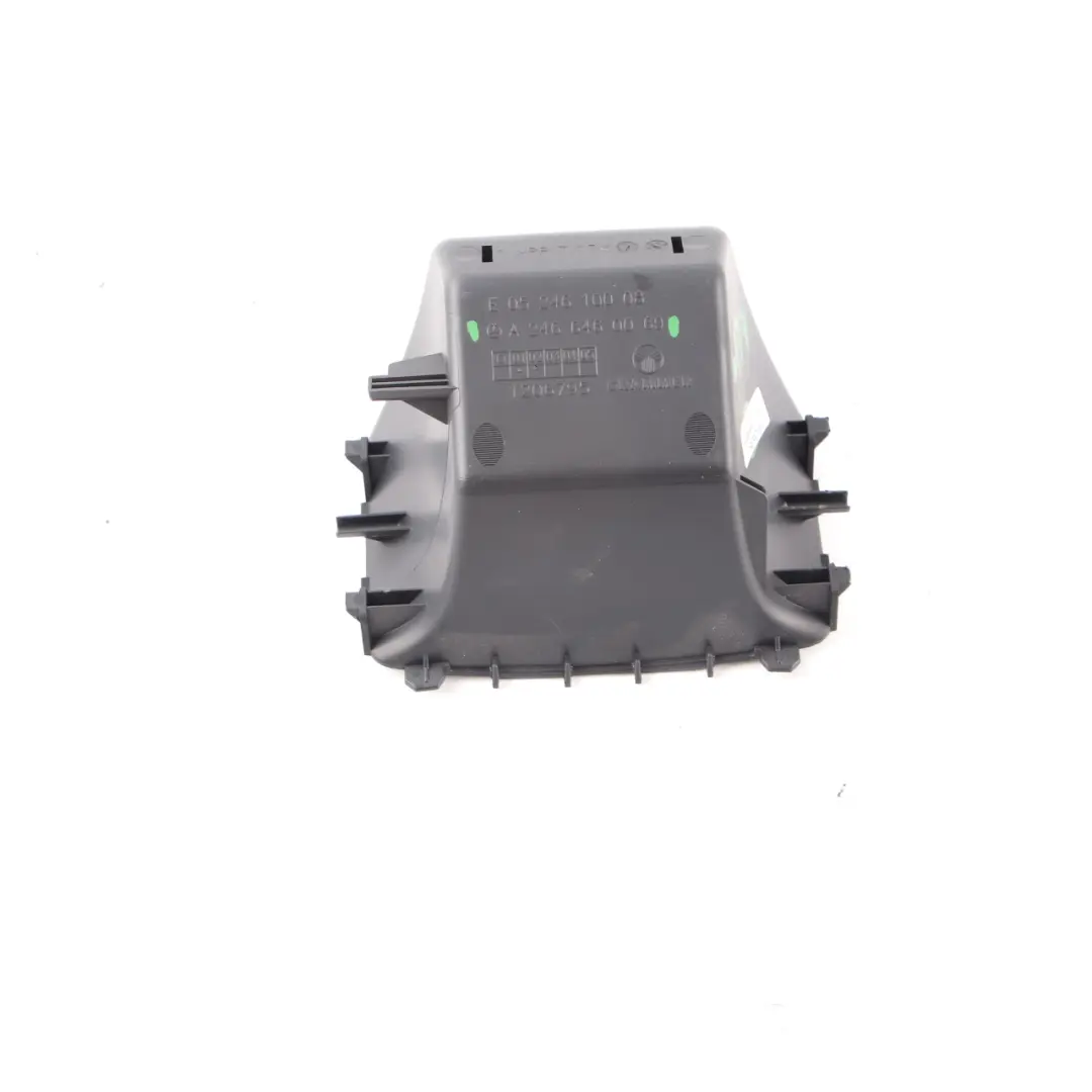 Centre Console Rear Trim Insert Storage Tray Panel A2466460069 to Mercedes W176 with Part number A1766801050 Mercedes W176 Centre Console Rear Trim Insert Storage Tray Panel A2466460069 - SKU A1766801050-1 - Part number A1766801050