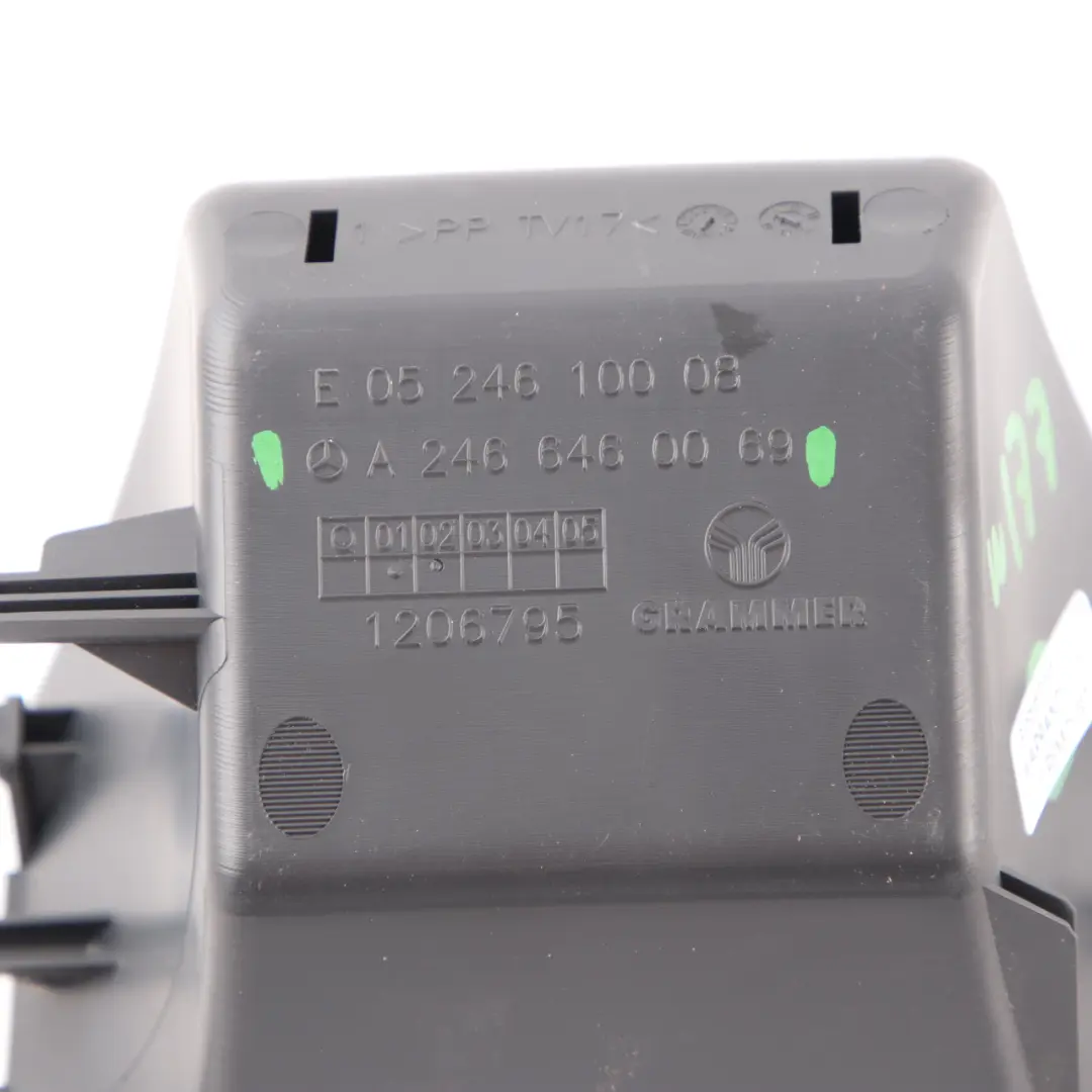 Centre Console Rear Trim Insert Storage Tray Panel A2466460069 to Mercedes W176 with Part number A1766801050 Mercedes W176 Centre Console Rear Trim Insert Storage Tray Panel A2466460069 - SKU A1766801050-1 - Part number A1766801050