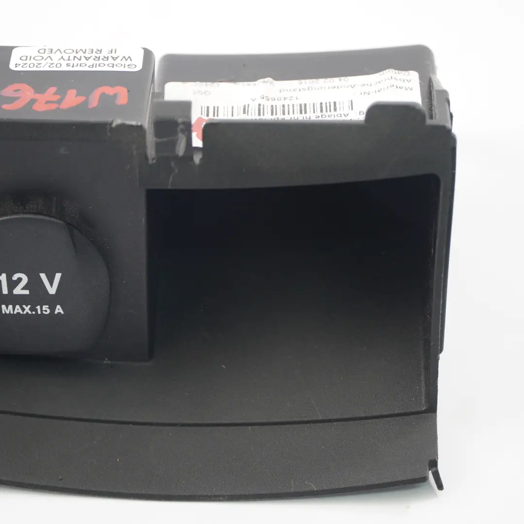 Mercedes W176 Centre Console Rear Trim Housing Lighter Panel - SKU A1766801050-3 - Part number A1766801050