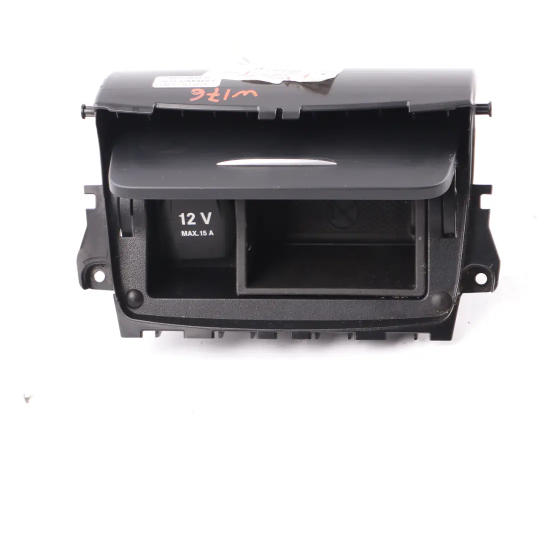 Mercedes W176 Centre Console Ashtray Front Ash Tray Storage Black - SKU A1766801250 - Part number A1766801250