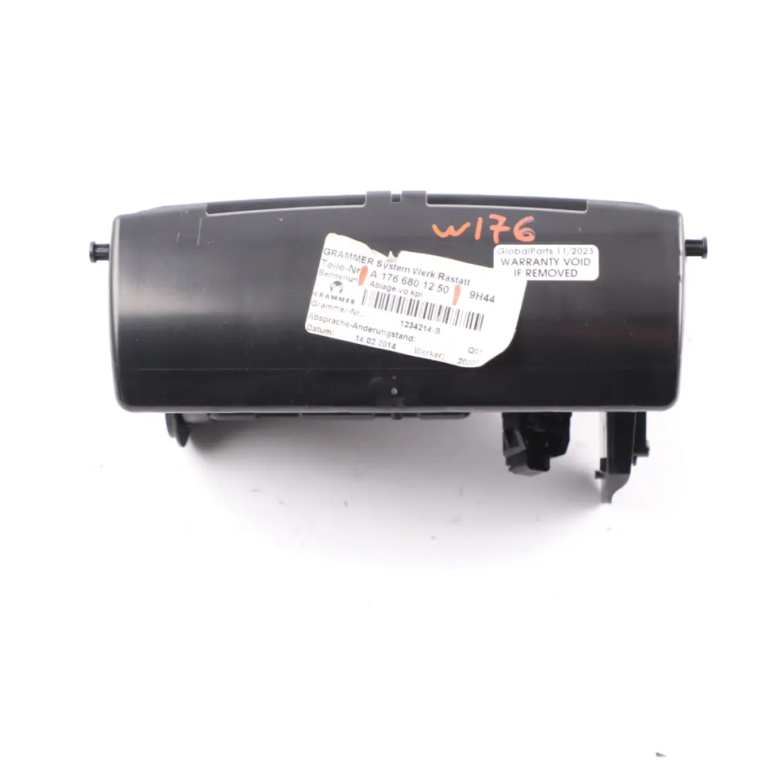 Mercedes W176 Console centrale Portacenere anteriore Nero - SKU A1766801250 - Numero di parte A1766801250