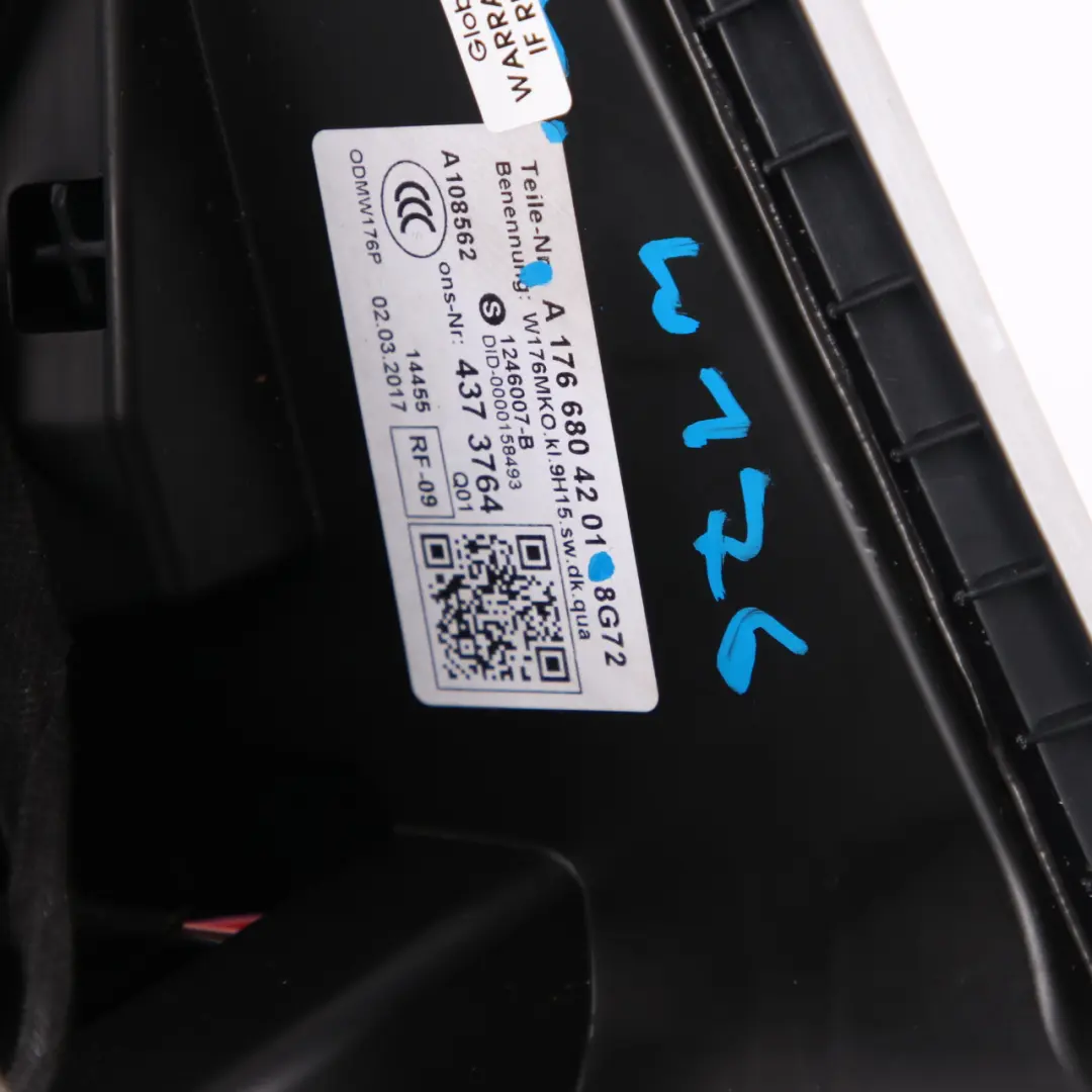 Centre Console Housing Mounting Bracket Holder to Mercedes W176 with Part number A1766804201 Mercedes W176 Centre Console Housing Mounting Bracket Holder - SKU A1766804201 - Part number A1766804201