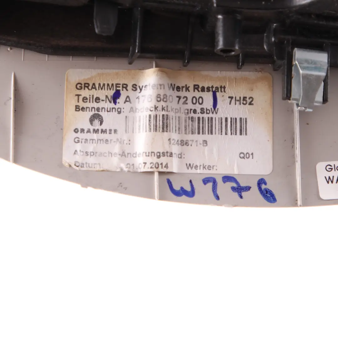 Mercedes W176 Console centrale Pannello copertura Surround - SKU A1766807200 - Numero di parte A1766807200