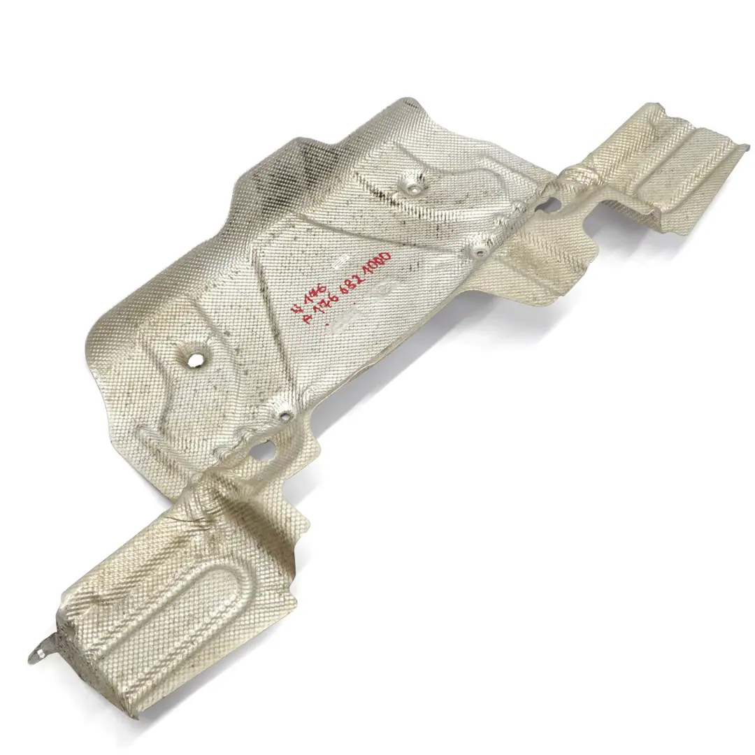 Exhaust Muffler Heat Insulation Cover to Mercedes W176 W246 Rear with Part number A1766821000 Mercedes W176 W246 Rear Exhaust Muffler Heat Insulation Cover - SKU A1766821000 - Part number A1766821000