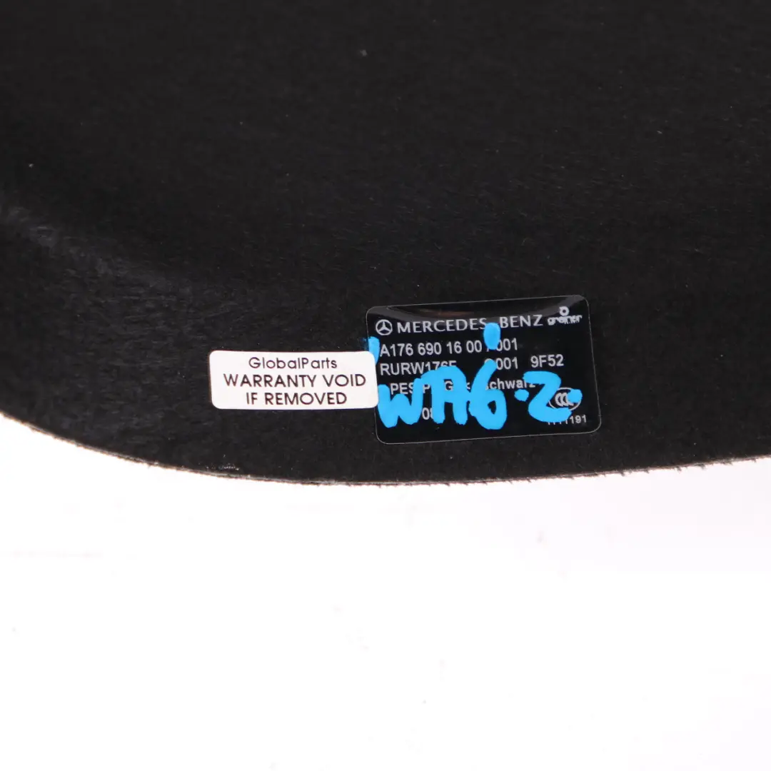 Hutablageverkleidung Kofferraumverkleidung Anthrazit für Mercedes W176 mit Teilenummer A1766901600 Mercedes W176 Hutablageverkleidung Kofferraumverkleidung Anthrazit - SKU A1766901600 - Teilenummer A1766901600