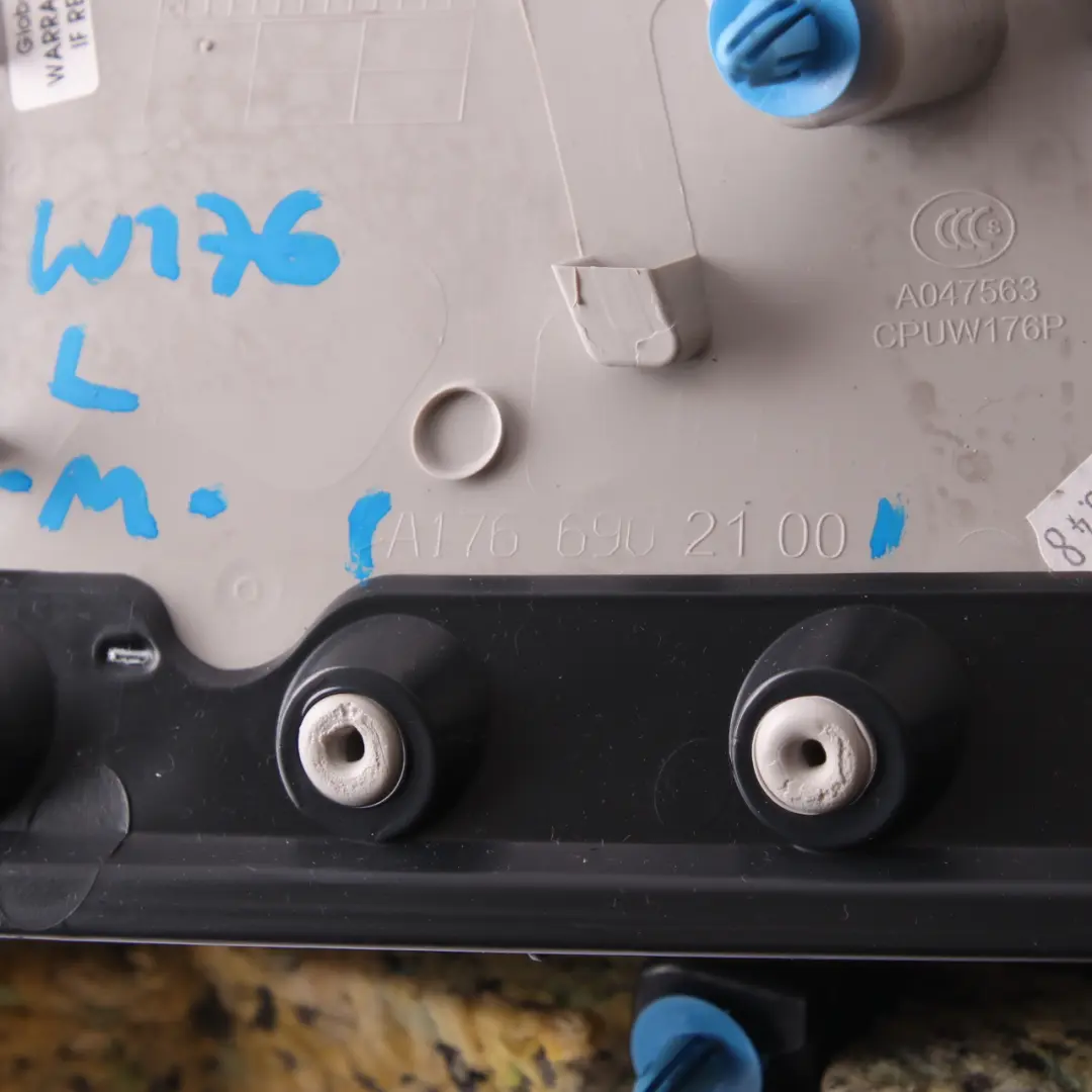 Trim Cover C-Pillar Left N/S Panel Grey Black to Mercedes W176 with Part number A1766902100 Mercedes W176 Trim Cover C-Pillar Left N/S Panel Grey Black - SKU A1766902100-1 - Part number A1766902100