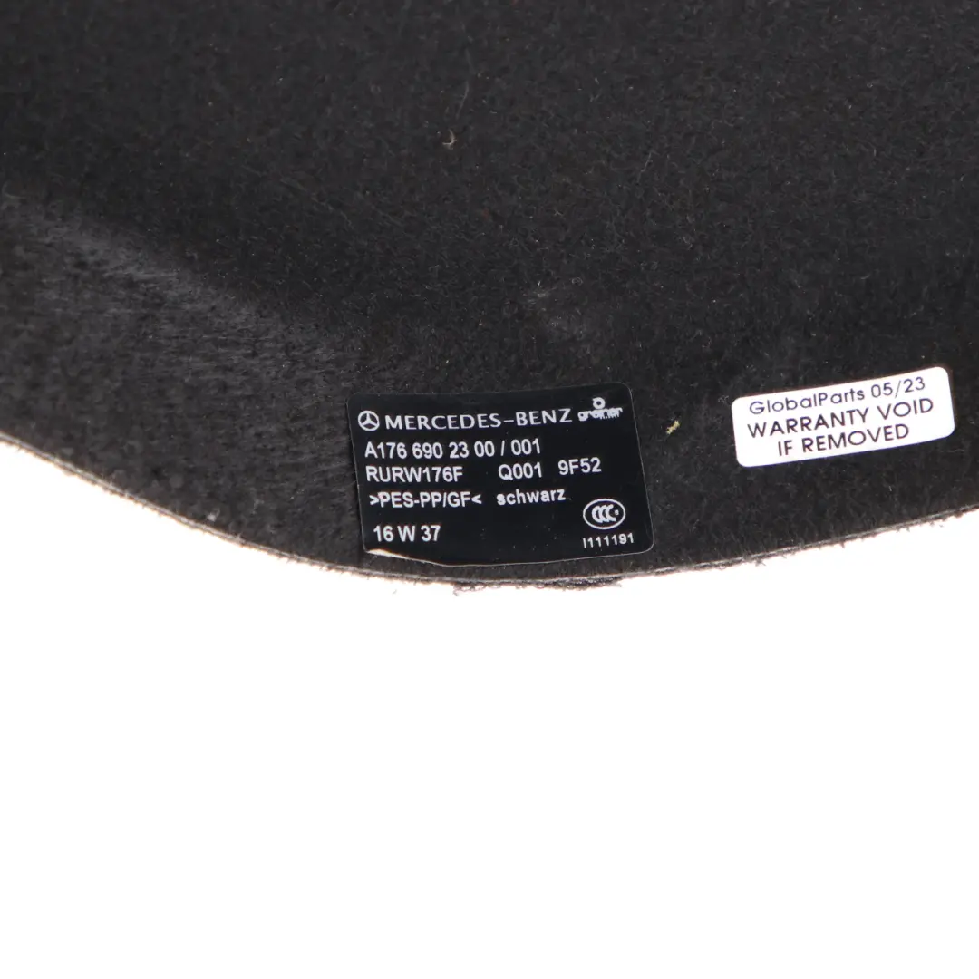  Ripiano bagagliaio Mercedes W176 Pannello Copertura Lunotto Grigio - SKU A1766902300 - Numero di parte A1766902300