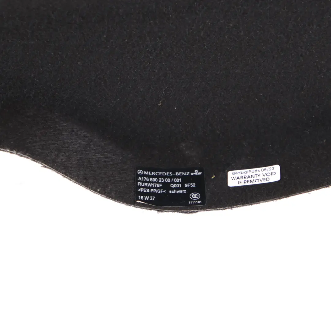  Ripiano bagagliaio Mercedes W176 Pannello Copertura Lunotto Grigio - SKU A1766902300 - Numero di parte A1766902300