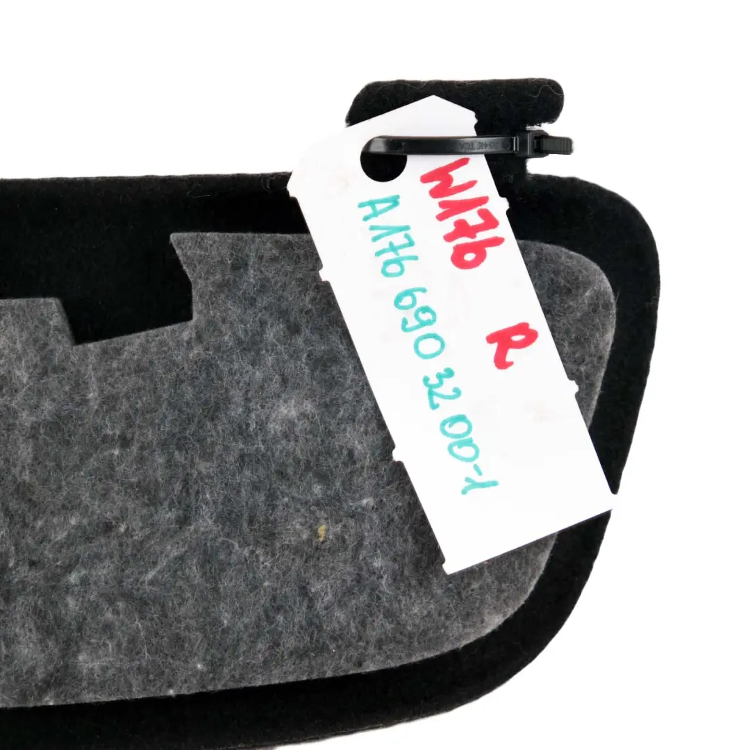 Mercedes W176 Trunk Boot Side Trim Cover Panel Flap Rear Right - SKU A1766903200-1 - Part number A1766903200