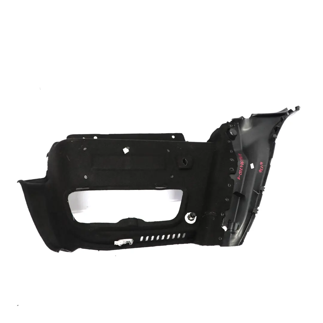 Rivestimento del vano portabagagli lato sinistro per Mercedes W176 con numero di parte A1766904700 Mercedes W176 Rivestimento del vano portabagagli lato sinistro - SKU A1766904700-1 - Numero di parte A1766904700