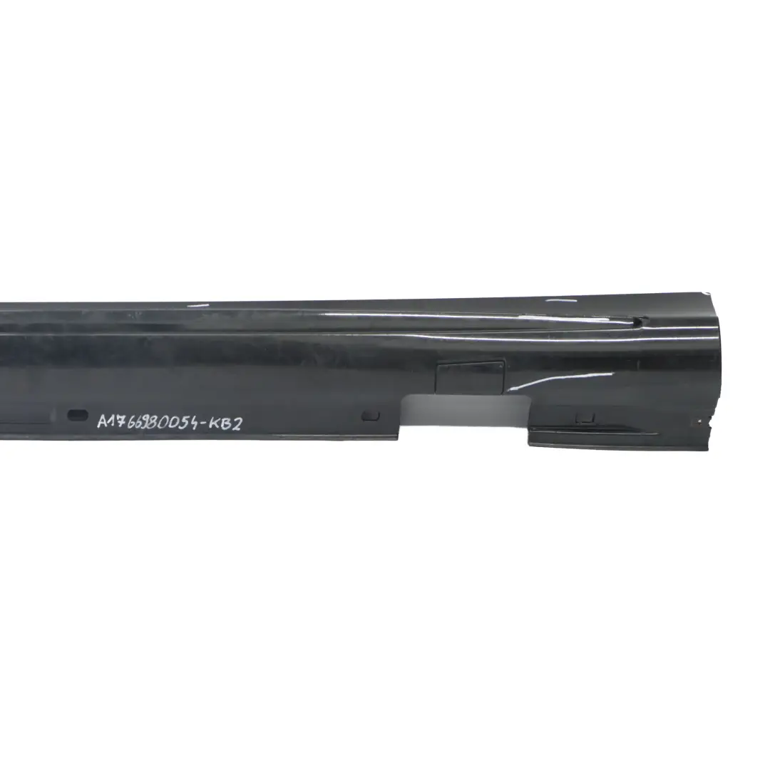 Mercedes W176 Seitenschweller AMG Links Abdeckung W246 Cosmic Schwarz - 191 - SKU A1766980054-KB2 - Teilenummer A1766980054