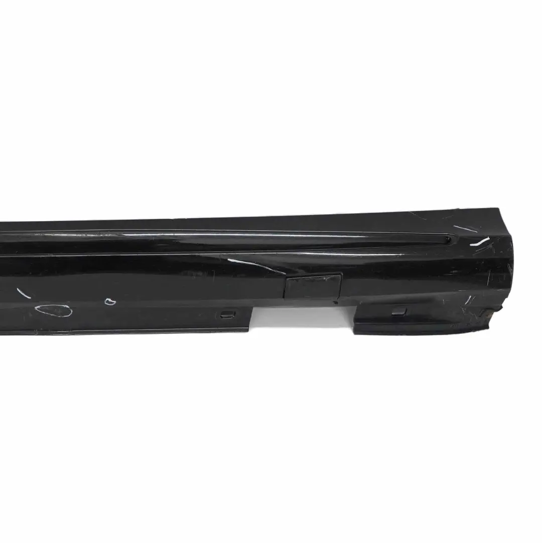 Mercedes W176 jupe latérale AMG gauche couvre seuil W246 Cosmic Black - 191 - SKU A1766980054-KB - Numéro de pièce A1766980054