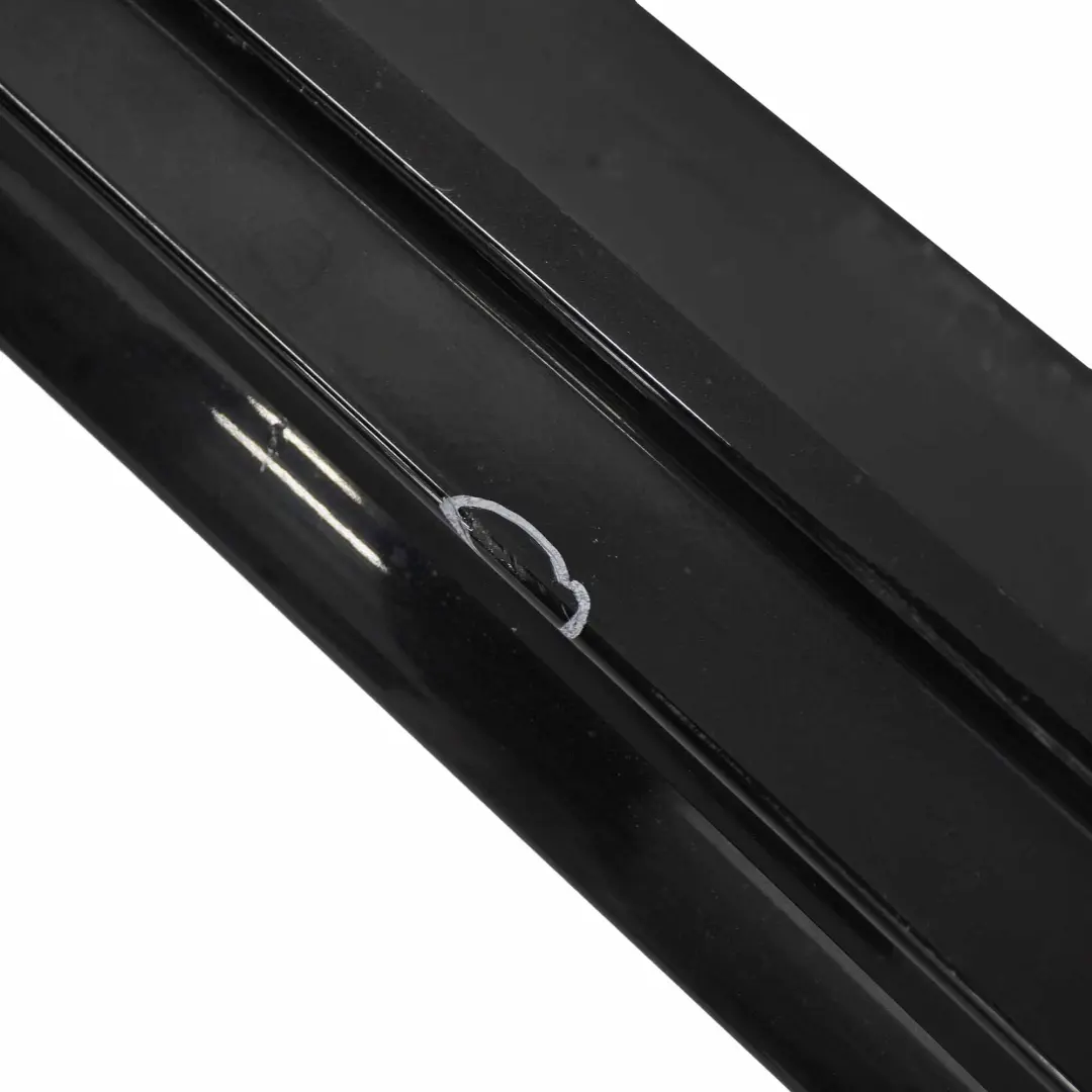 Mercedes W176 Seitenschweller AMG Links Türschwellerabdeckung Cosmic Schwarz 191 - SKU A1766980054-KB - Teilenummer A1766980054