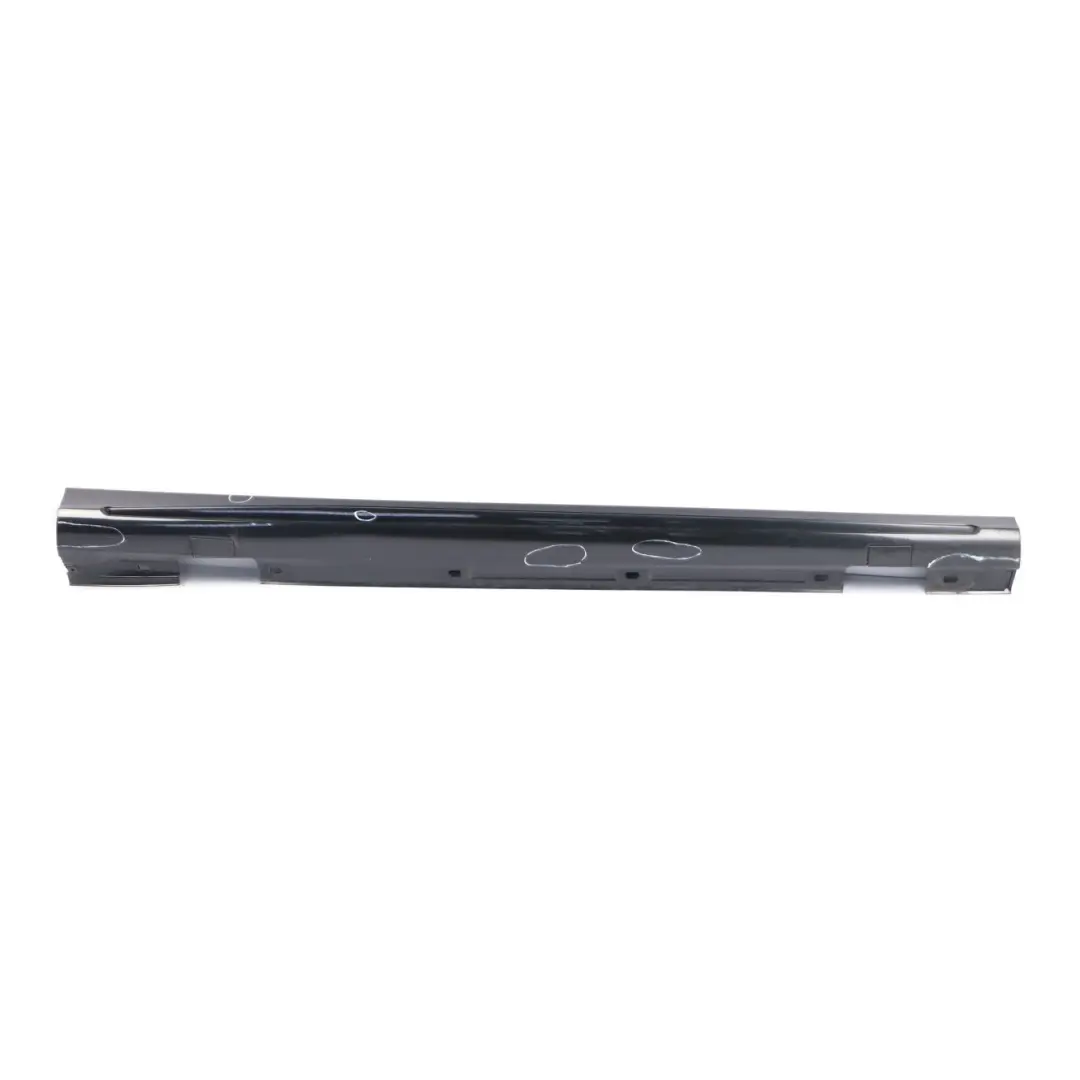 Side Skirt AMG Right O/S Door Sill Cover W246 Cosmic Black - 191 to Mercedes W176 with Part number A1766980154 Mercedes W176 Side Skirt AMG Right O/S Door Sill Cover W246 Cosmic Black - 191 - SKU A1766980154-KB - Part number A1766980154