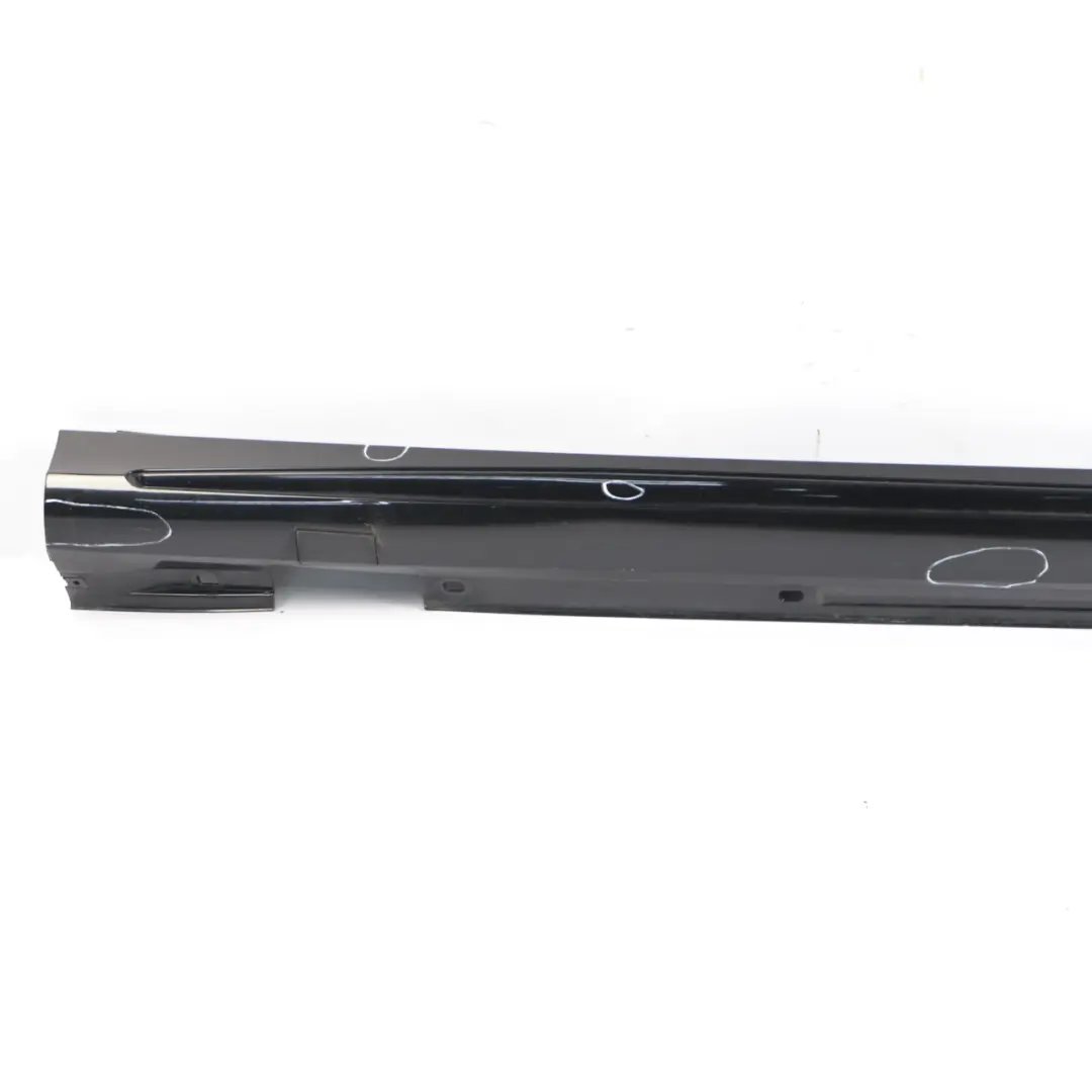 Mercedes W176 Side Skirt AMG Right O/S Door Sill Cover W246 Cosmic Black - 191 - SKU A1766980154-KB - Part number A1766980154
