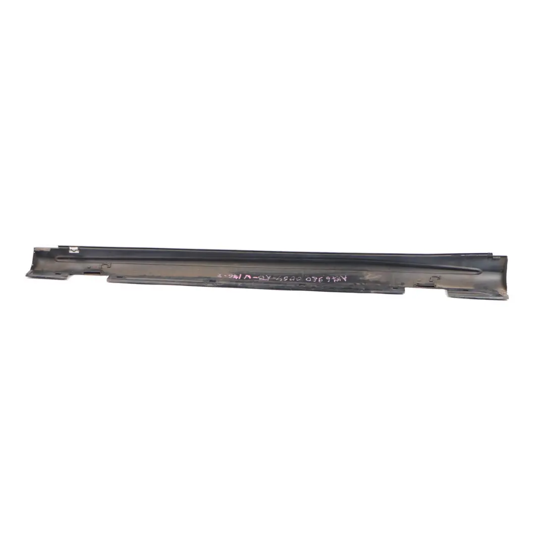 Side Skirt AMG Right O/S Door Sill Cover W246 Cosmic Black - 191 to Mercedes W176 with Part number A1766980154 Mercedes W176 Side Skirt AMG Right O/S Door Sill Cover W246 Cosmic Black - 191 - SKU A1766980154-KB - Part number A1766980154