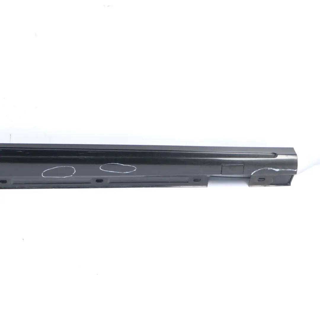 Side Skirt AMG Right O/S Door Sill Cover W246 Cosmic Black - 191 to Mercedes W176 with Part number A1766980154 Mercedes W176 Side Skirt AMG Right O/S Door Sill Cover W246 Cosmic Black - 191 - SKU A1766980154-KB - Part number A1766980154