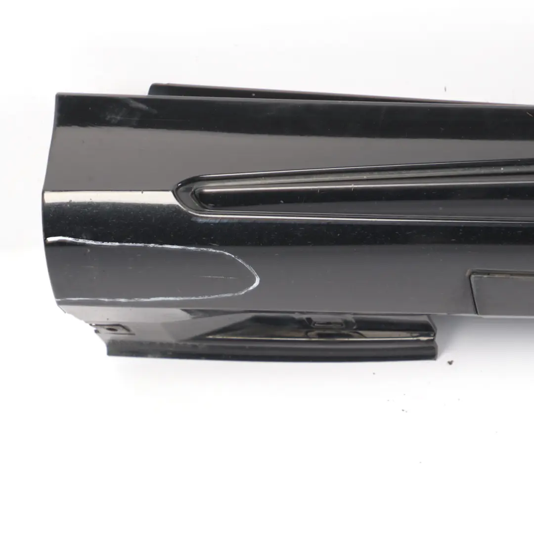 Side Skirt AMG Right O/S Door Sill Cover W246 Cosmic Black - 191 to Mercedes W176 with Part number A1766980154 Mercedes W176 Side Skirt AMG Right O/S Door Sill Cover W246 Cosmic Black - 191 - SKU A1766980154-KB - Part number A1766980154