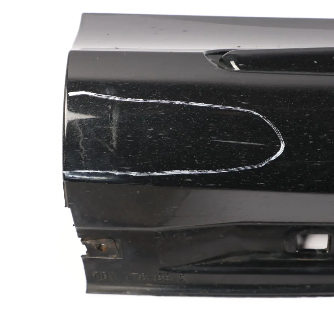 Mercedes W176 Side Skirt AMG Right O/S Door Sill Cover W246 Cosmic Black - 191 - SKU A1766980154-KB - Part number A1766980154