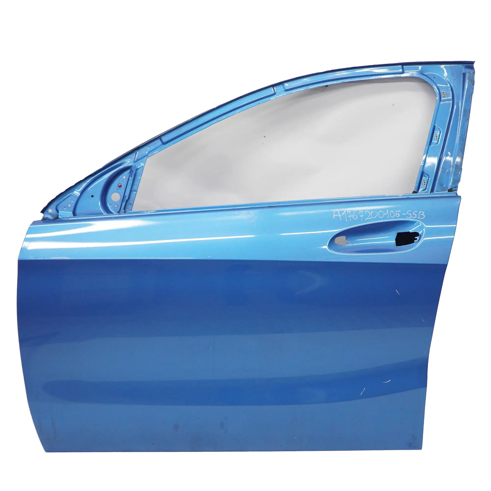 Mercedes W176 Door Front Left N/S A-Class South Seas Blue Metallic - 162