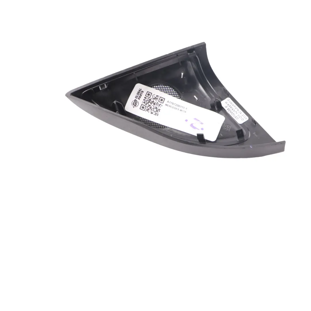Tweeter Speaker Cover Left N/S Triangle Interior Trim to Mercedes W176 with Part number A1767200111 Mercedes W176 Tweeter Speaker Cover Left N/S Triangle Interior Trim - SKU A1767200111-1 - Part number A1767200111