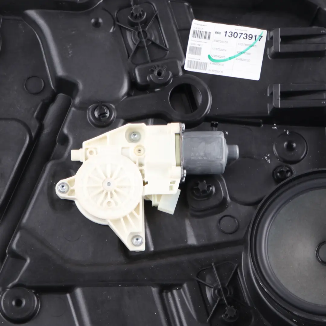 Window Lifter Regulator Mercedes W176 Front Left Motor Frame Panel to with Part number A1767200179 Window Lifter Regulator Mercedes W176 Front Left Motor Frame Panel - SKU A1767200179-1 - Part number A1767200179