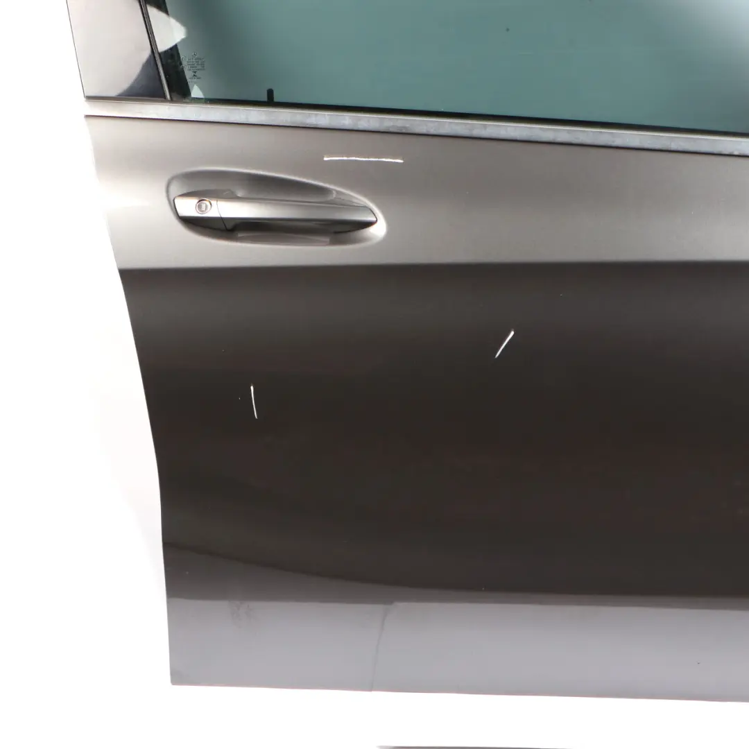 Door Front Right O/S A-Class Mountain Grey Metallic - 787 to Mercedes W176 with Part number A1767200205 Mercedes W176 Door Front Right O/S A-Class Mountain Grey Metallic - 787 - SKU A1767200205-MG1 - Part number A1767200205