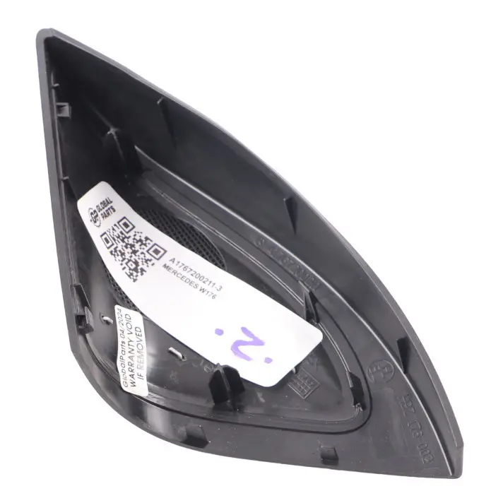 Mercedes W176 Tweeter Speaker Cover Left N/S Triangle Interior Trim - SKU A1767200211-3 - Part number A1767200211