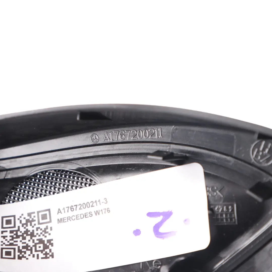 Mercedes W176 Tweeter Speaker Cover Left N/S Triangle Interior Trim - SKU A1767200211-3 - Part number A1767200211