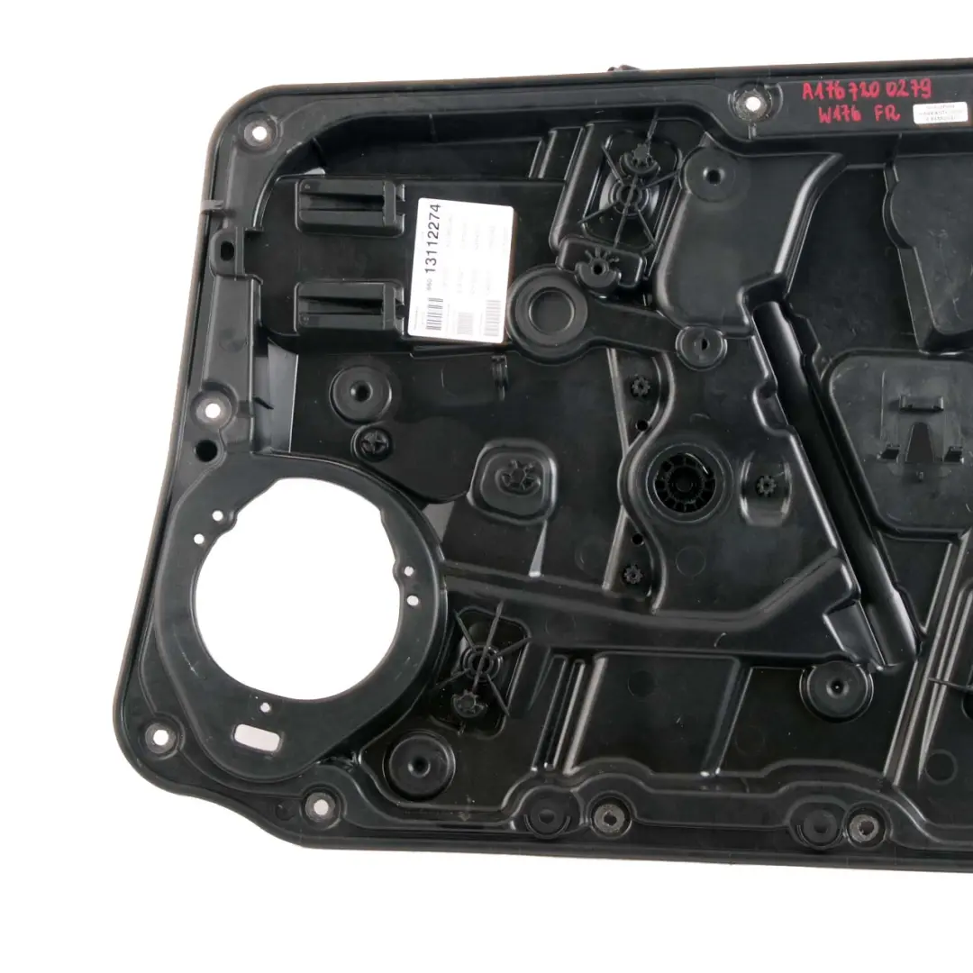 Fensterheber-Regulator Mercedes W176 vorne rechts Türverkleidung für mit Teilenummer A1767200279 Fensterheber-Regulator Mercedes W176 vorne rechts Türverkleidung - SKU A1767200279 - Teilenummer A1767200279