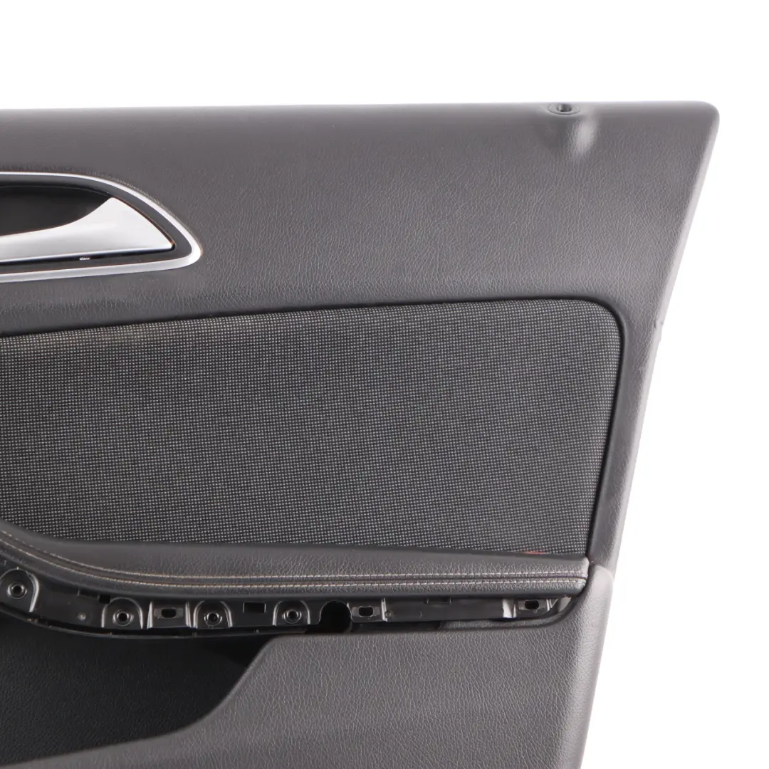 Door Card Trim Front Right O/S Panel Cloth Fabric Black Anthracite to Mercedes W176 with Part number A1767200800 Mercedes W176 Door Card Trim Front Right O/S Panel Cloth Fabric Black Anthracite - SKU A1767200800 - Part number A1767200800
