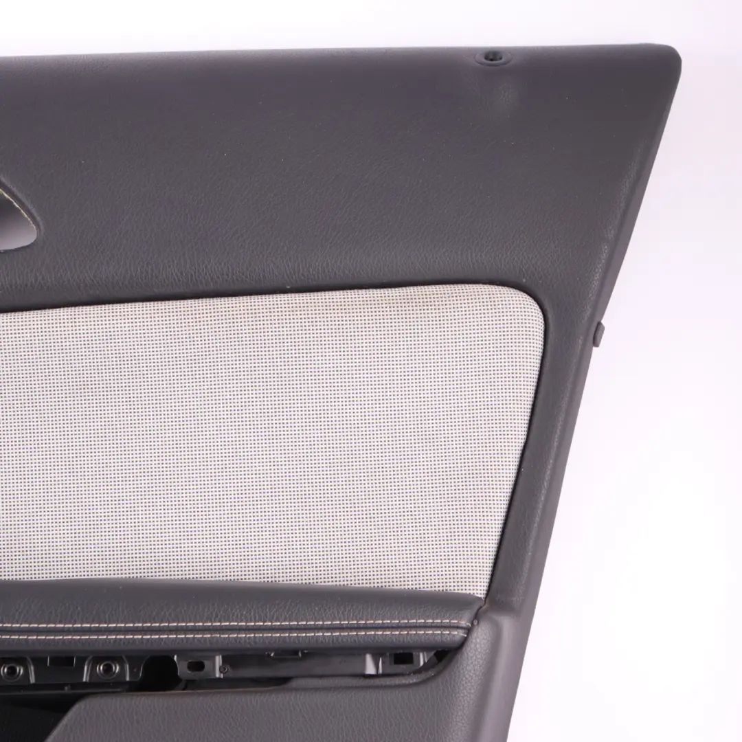 Front Door Card Mercedes W176 Right O/S Trim Panel Cloth Fabric Beige White to with Part number A1767205000 Front Door Card Mercedes W176 Right O/S Trim Panel Cloth Fabric Beige White - SKU A1767204200 - Part number A1767205000