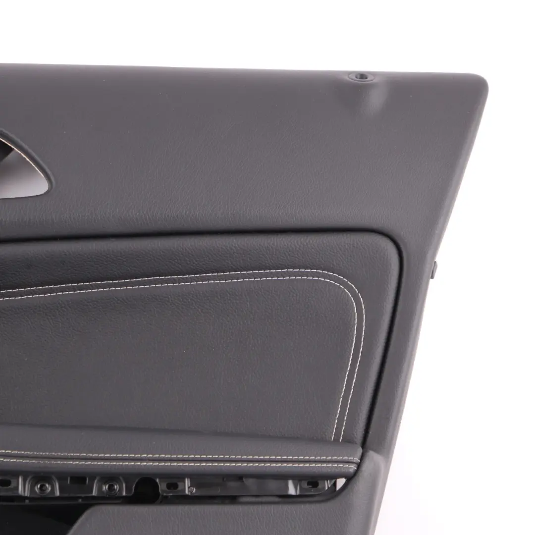 Front Door Card Mercedes W176 Right O/S Trim Panel Cover Imitation Leather to with Part number A1767205000 Front Door Card Mercedes W176 Right O/S Trim Panel Cover Imitation Leather - SKU A1767205000-1 - Part number A1767205000