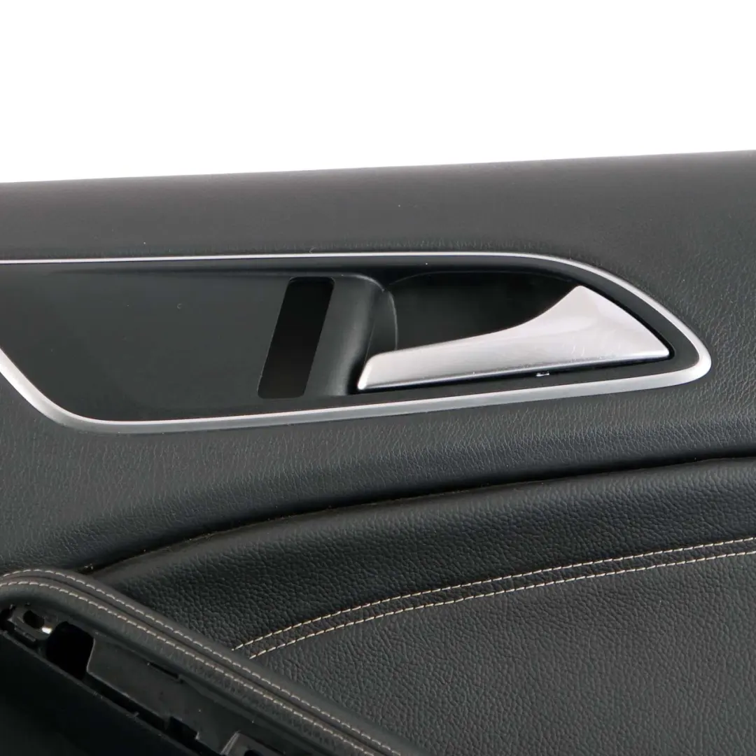 Front Door Card Mercedes W176 Right O/S Trim Panel Cover Imitation Leather to with Part number A1767205000 Front Door Card Mercedes W176 Right O/S Trim Panel Cover Imitation Leather - SKU A1767205000 - Part number A1767205000