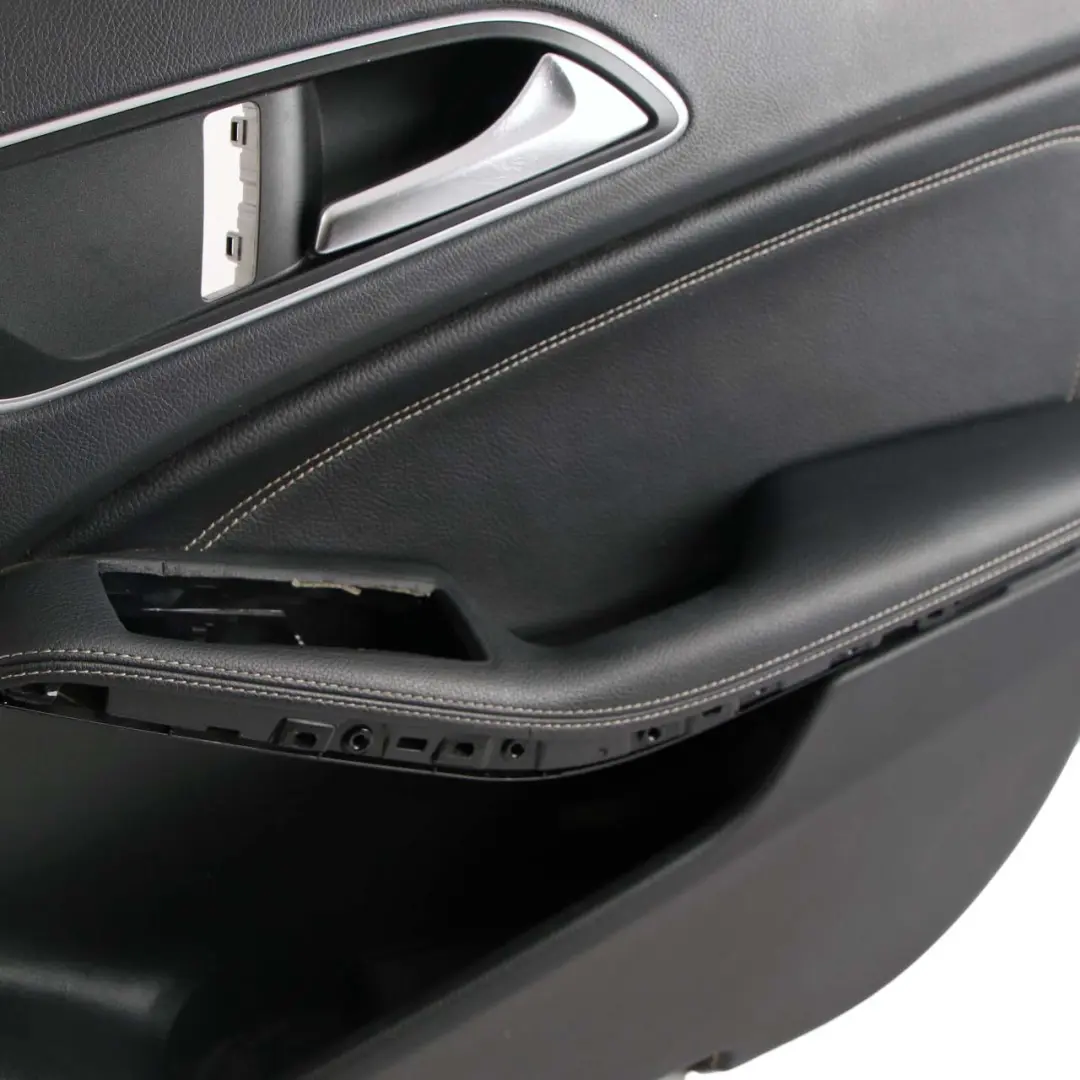 Front Door Card Mercedes W176 Right O/S Trim Panel Cover Imitation Leather to with Part number A1767205000 Front Door Card Mercedes W176 Right O/S Trim Panel Cover Imitation Leather - SKU A1767205000 - Part number A1767205000